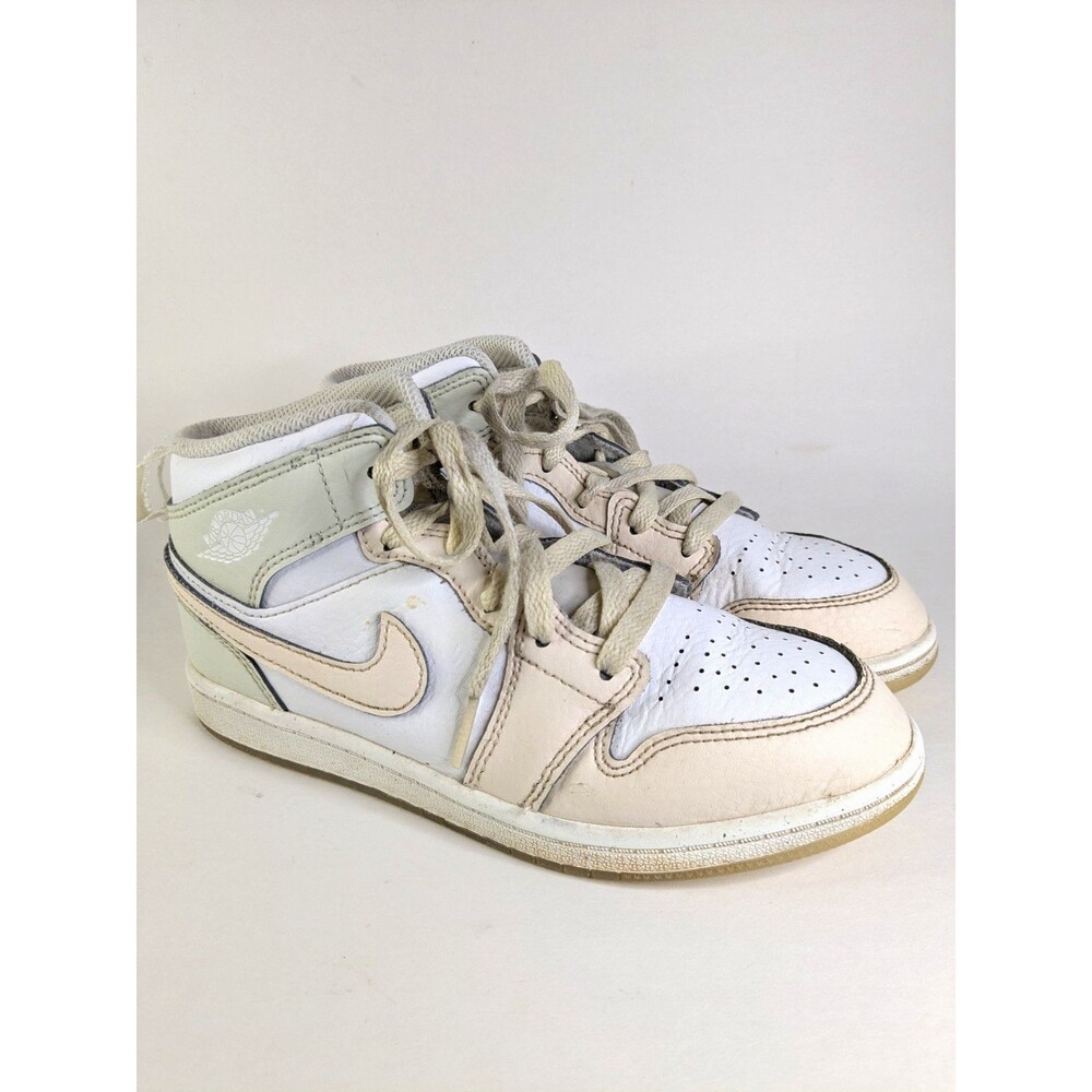 Air Jordan 1 Mid SE Flamingo Kids 3Y HJ5942-100 Sail Guava Ice Sea Glass Shoes